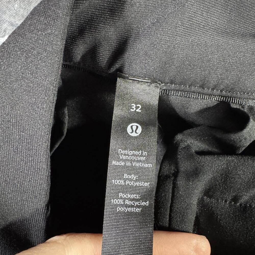 Lululemon pants mens 32 black commission slim golf preppy office work athleisure - Picture 5 of 7